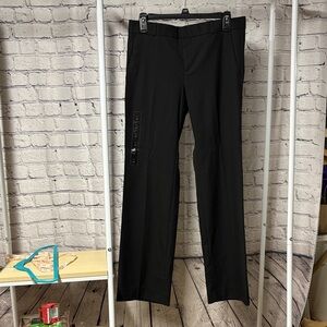 Classic Black Dress Pants — Flat-Front Professional Trousers